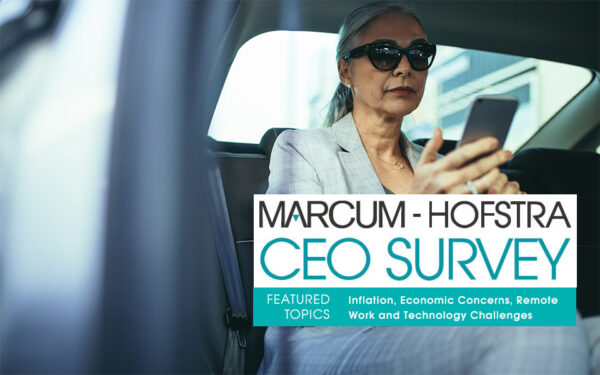 CEOs Concerned about Recession but Remain Optimistic, finds Marcum-Hofstra Survey